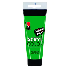 Photo Peinture acrylique mat Vert - MARABU AcrylColor  de 100 ml