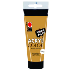 Photo Peinture acrylique mat Or - MARABU AcrylColor  de 100 ml