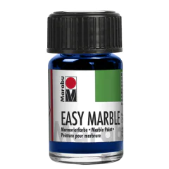 Photo MARABU : Peinture pour marbrure - 15 ml - Bleu ultramarin 13050039055