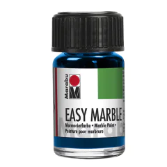 Photo MARABU : Peinture pour marbrure - 15 ml - Bleu azur 13050039095