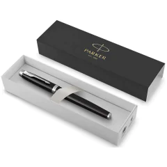 Photo Stylo à plume - Largeur M - Noir Laqué PARKER IM