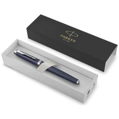 Photo Stylo à plume - Largeur M - Bleu Mat PARKER IM