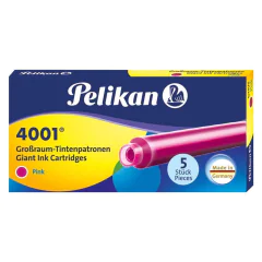 Photo Boite de 5 grandes cartouches d'encre - Rose : PELIKAN 4001 GTP/5