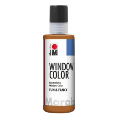 Photo MARABU FUN & FANCY :  Peinture pour Window Color - 80 ml - Marron Clair