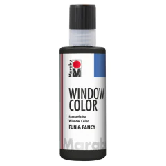 Photo MARABU FUN & FANCY :  Peinture pour Window Color - 80 ml - Noir