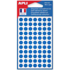 Photo Pastilles adhésives 8 mm Bleu AGIPA 111832