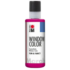 Photo MARABU FUN & FANCY :  Peinture pour Window Color  - 80 ml - Framboise