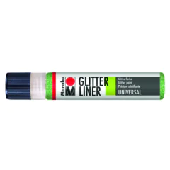 Photo MARABU Glitter-Liner 18030009561 : Peinture pour textile - Vert brillant utilisation