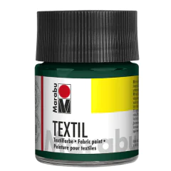 Photo MARABU : Peinture pour textile clair - 50 ml - Vert foncé