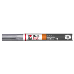 Photo MARABU TEXTIL PAINTER PLUS : Marqueur pour tissus - Argent métallique