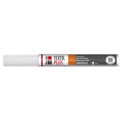 Photo MARABU TEXTIL PAINTER PLUS : Marqueur pour tissus - Blanc 01180003070