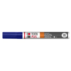 Photo MARABU TEXTIL PAINTER PLUS : Marqueur pour tissus - Bleu foncé