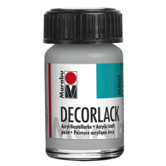 Photo MARABU : Vernis acrylique - Decorlack - 15 ml - Argent métallique