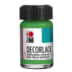Photo MARABU : Vernis acrylique - Decorlack - 15 ml - Vert clair flacon