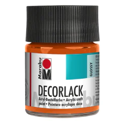 Photo MARABU : Vernis acrylique - Decorlack - 50 ml - Orange