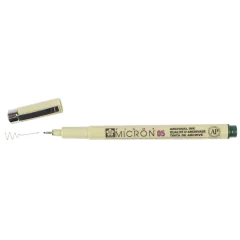 Photo Stylo feutre à pointe fine - 0,45 mm - Vert foncé : SAKURA Pigma Micron 05